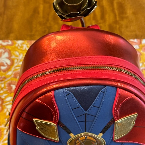 LOUNGEFLY Marvel Metallic Doctor Strange Cosplay Mini Backpack - Picture 10 of 16
